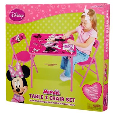 disney minnie mouse first fashionista activity table set