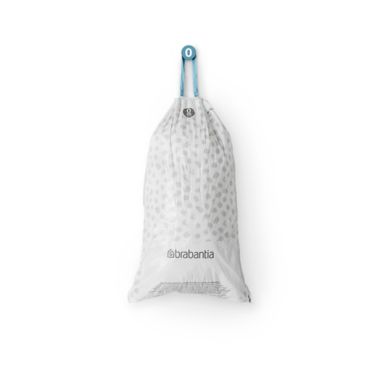 Brabantia&reg;20-Count 8-Gallon Trash Can Liner in White. View a larger version of this product image.