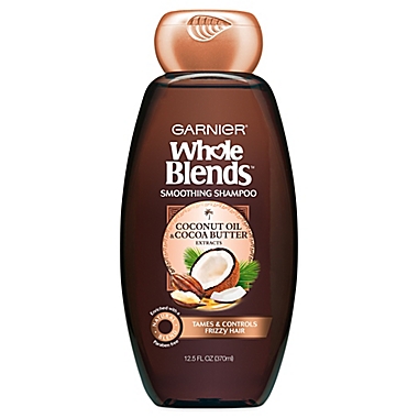 Garnier&reg; Whole Blends&trade; 12.5 oz. Smoothing Shampoo with Coconut Oil & Cocoa Butter. View a larger version of this product image.