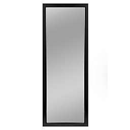 Modern Rectangular Wall Mirror in Black
