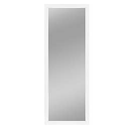 Modern Rectangular Wall Mirror in White