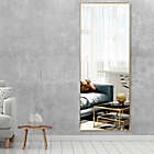 Alternate image 1 for Neutype Aluminum Alloy 70.9-Inch x 23.7-Inch Full-Length Floor Mirror in Gold