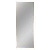 Neutype Aluminum Alloy 70.9-Inch x 23.7-Inch Full-Length Floor Mirror in Gold