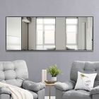 Alternate image 1 for Neutype Aluminum Alloy 70.9-Inch x 23.7-Inch Full-Length Floor Mirror in Black
