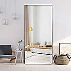 Alternate image 1 for Neutype Aluminum Alloy 70.9-Inch x 31.5-Inch Full-Length Floor Mirror in Black