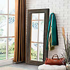 Alternate image 2 for Rustic Wood Freestanding Floor Mirror in Green