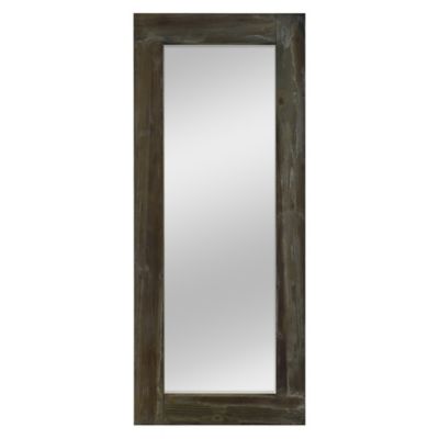 Rustic Wood Freestanding Floor Mirror, Distressed Floor Mirror