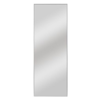 Modern 64-Inch x 21-Inch Rectangular Full Length Mirror in Silver