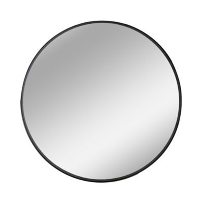 Aluminum Alloy 23.6-Inch Round Wall Mirror