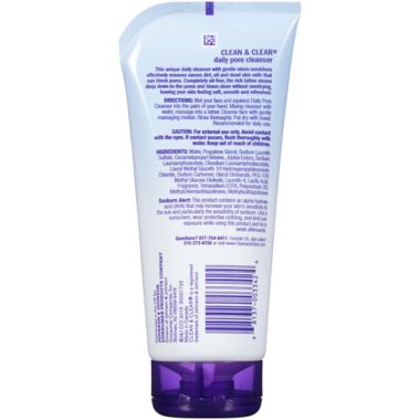 Clean & Clear&reg; 5.5 oz. Daily Pore Cleanser. View a larger version of this product image.