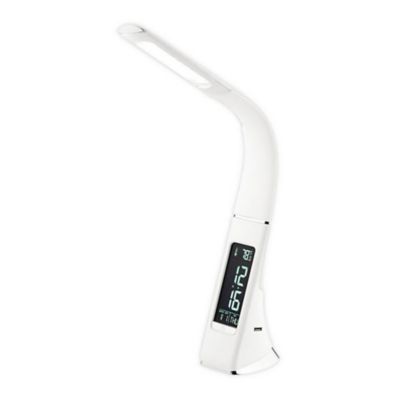 desk lamp with digital clock