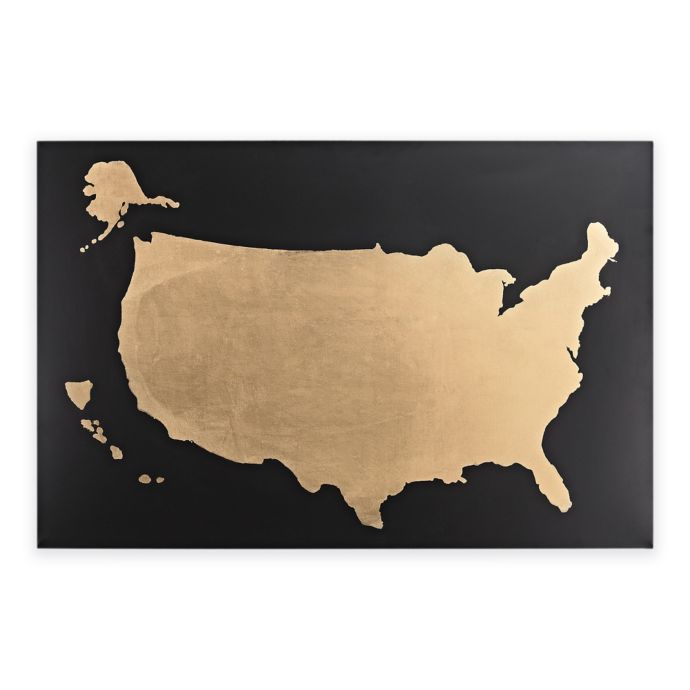 Sterling Industries Metal United States Map Wall Art Bed Bath Beyond