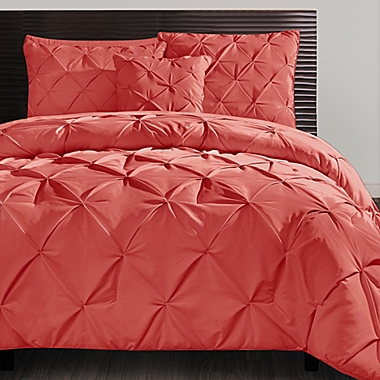 VCNY Carmen 4-Piece Queen Comforter Set in Coral. View a larger version of this product image.