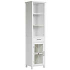 Alternate image 0 for Teamson Home Delaney Wooden Linen Cabinet with Storage in White