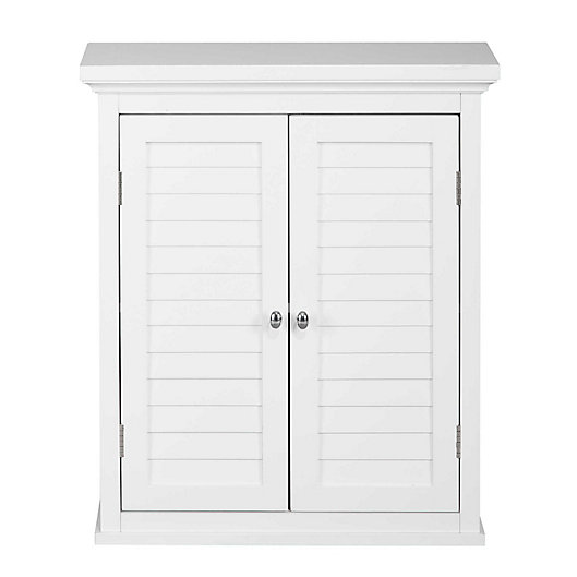 Alternate image 1 for Elegant Home Fashions Jackie 2-Door Wall Cabinet in White