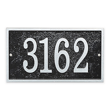 Whitehall Products Fast & Easy Rectangle House Numbers Plaque. View a larger version of this product image.