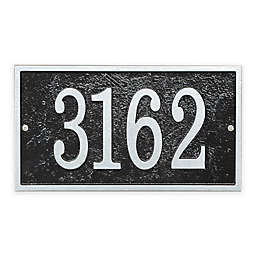 Whitehall Products Fast & Easy Rectangle House Numbers Plaque