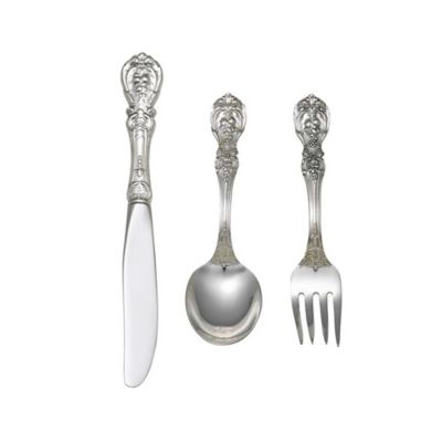 silver baby flatware