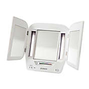 Jerdon Tri-Fold LED Lighted Makeup Mirror