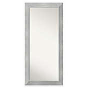 31.25-Inch x 67.25-Inch Romano Floor Mirror in Silver