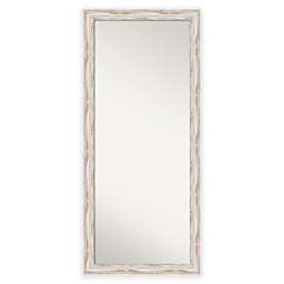 29-Inch x 65-Inch Alexandria Floor Mirror in Distressed White