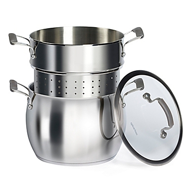 Epicurious Stainless Steel 10 qt. 3-Piece Pasta Cooker. View a larger version of this product image.