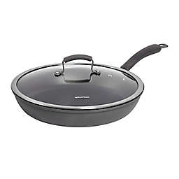 Epicurious Hard Anodized Nonstick 13-Inch Covered Fry Pan