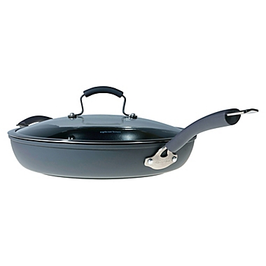 Epicurious Hard Anodized Nonstick 13-Inch Covered Fry Pan. View a larger version of this product image.