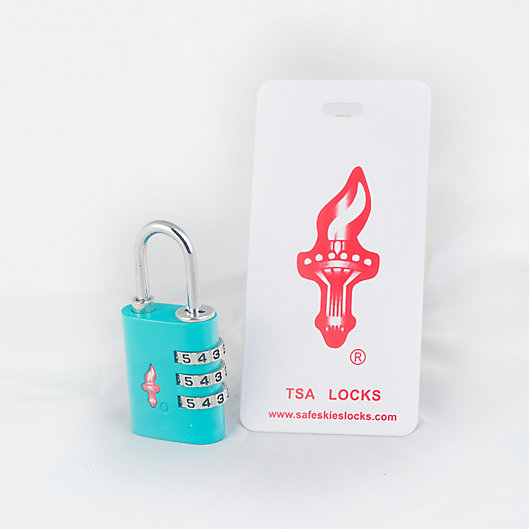 Alternate image 1 for Safe Skies® 3-Dial TSA-Recognized Lock with Luggage Tag