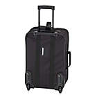 Alternate image 1 for Geoffrey Beene 21-Inch Softside Expandable Carry-On Suitcase in Black/Grey