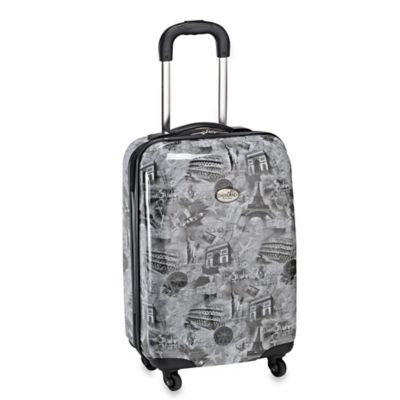 black hard case carry on