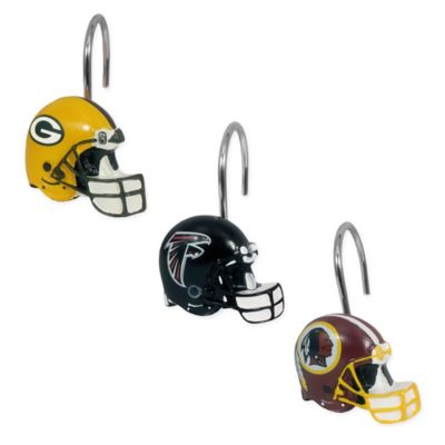 Nfl Shower Curtain Rings By The, Chicago Sports Shower Curtain