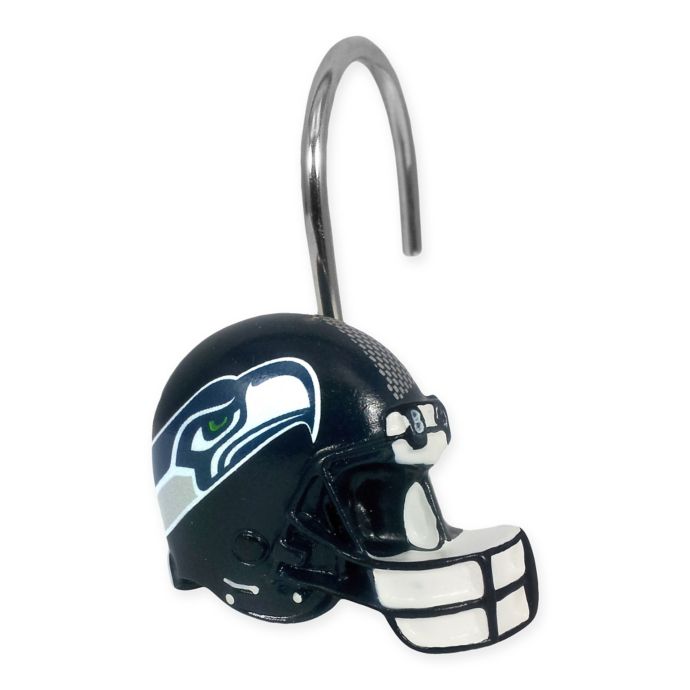 Nfl Seattle Seahawks Shower Curtain Rings By The Northwest Bed