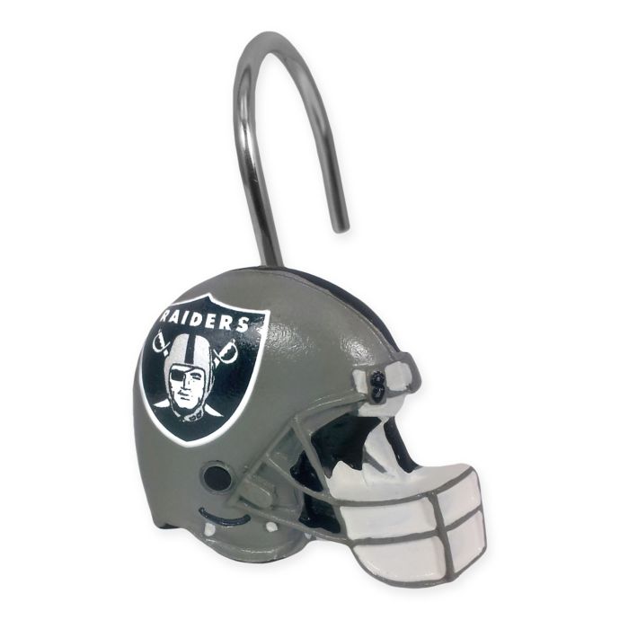 Nfl Oakland Raiders Shower Curtain Rings By The Northwest Bed