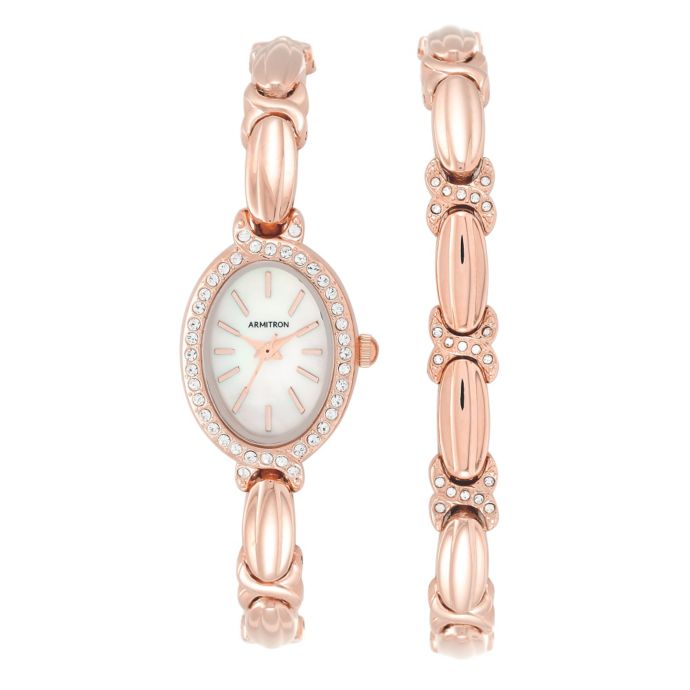 armitron mother of pearl watch