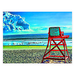 Guard Chair 40-Inch x 30-Inch All-Weather Outdoor Canvas Wall Art
