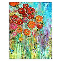 Poppies 30-Inch x 40-Inch All-Weather Outdoor Canvas Wall Art