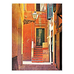 Liguria Alley Photographic 30-Inch x 40-Inch All-Weather Outdoor Canvas Wall Art