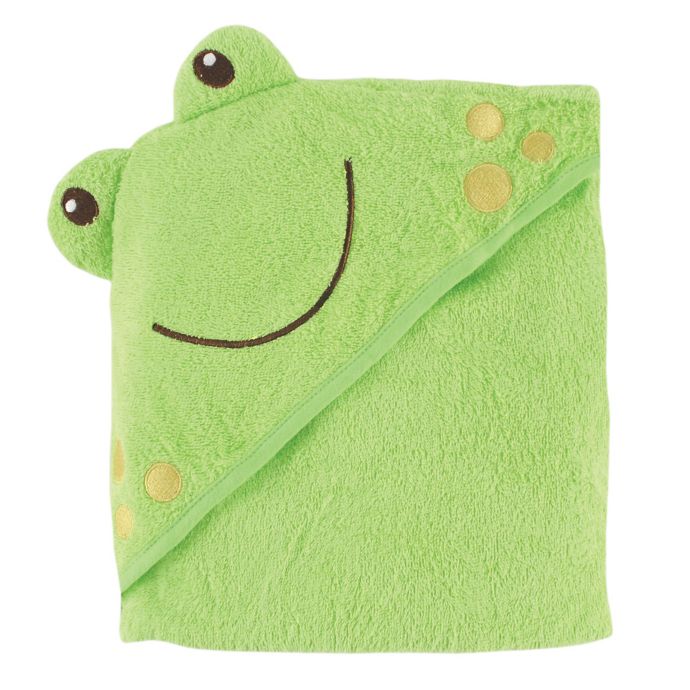 Download Baby Vision Luvable Friends Frog Embroidery Hooded Towel Bed Bath Beyond