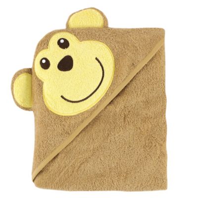 monkey hooded towel
