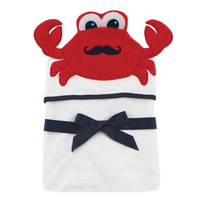 crab hooded towel