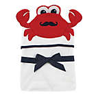 Alternate image 0 for Baby Vision&reg; Hudson Baby&reg; Crab Hooded Towel in White