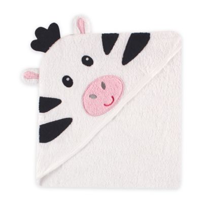 zebra hooded towel