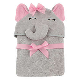 Baby Vision® Hudson Baby® Elephant Hooded Towel in Grey