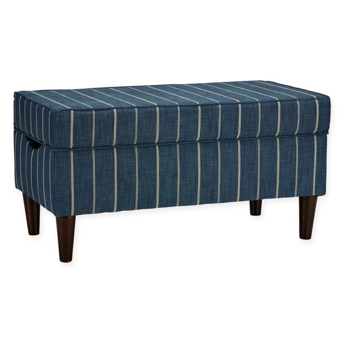 Skyline Furniture Katy Storage Bench In Fritz Indigo Buybuy Baby
