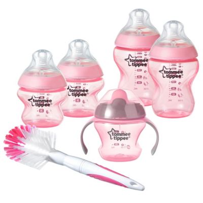 Baby Bottle Starter Pack in Pink 