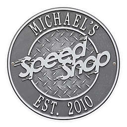 Whitehall Products 12-Inch Speed Shop Plaque