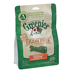 GREENIES™ Petite 20-Count Grain-Free Canine Dental Chew Treats