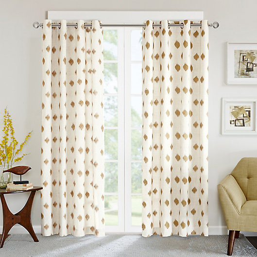 Alternate image 1 for INK+IVY Ory Grommet Top Window Curtain Panel