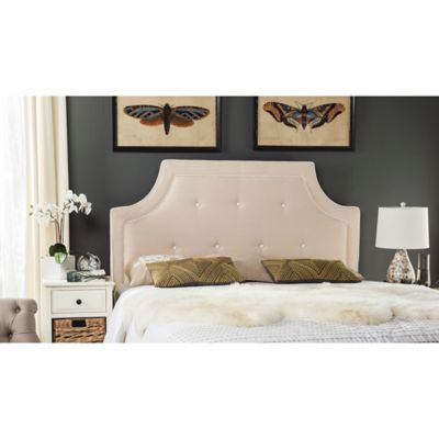 Safavieh Tallulah Arched Tufted, Arched Upholstered Headboard Queen